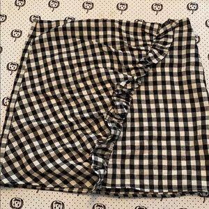 Checkered skirt